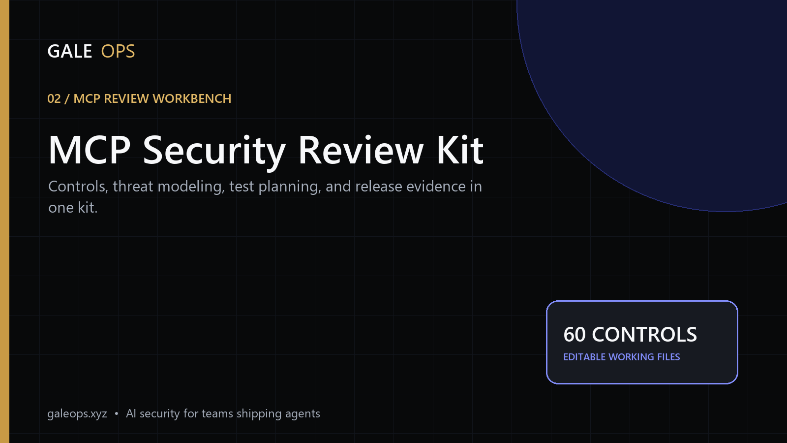 MCP Security Review Kit workbook cover